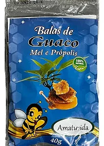 BALAS DE GUACO COM MEL E PROPOLIS - AMATUVIDA