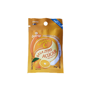 BALA ZERO ACUCAR SABOR LARANJA - 16G - SWEET LIFE