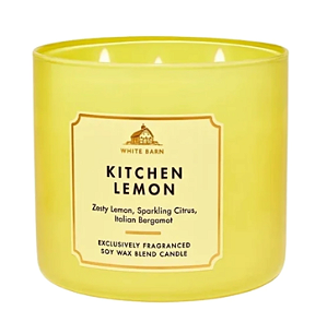Vela aromática 3 pavios BBW - Kitchen Lemon - Original
