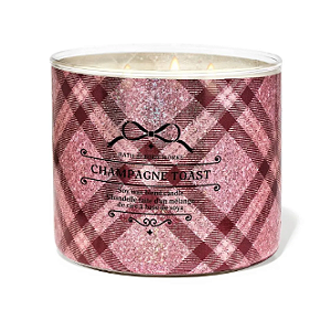 Vela Aromática 3 Pavios - Champagne Toast - BBW