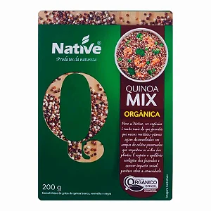 Mix de Quinoa Branca, Vermelha e Preta Orgânicos Native 200g