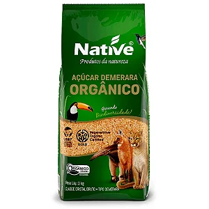Açúcar Orgânico Demerara Native 1Kg
