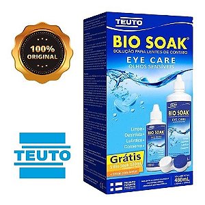 Bio Soak Kit Solução Para Lentes De Contato 480ml