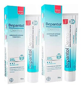 Kit Com 2 Bepantol Derma Hidratante Intenso Toque Seco 30g