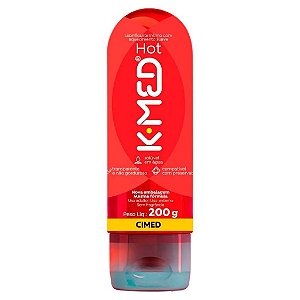 Gel Lubrificante Íntimo Hot K-med Frasco 200g