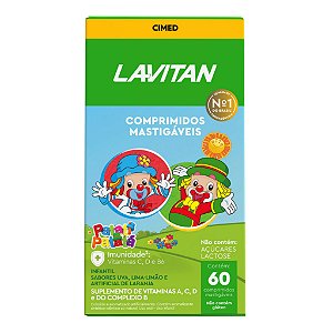 Lavitan Kids Imunidade Patati Patata Mix de Sabores 60 Caps