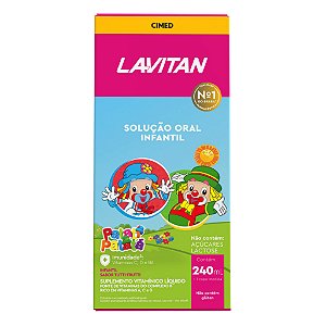 Lavitan Kids Solução Oral Sabor Tutti-Frutti CIMED 240ml