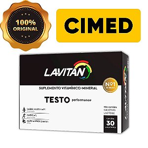 Testo Lavitan Performance Para Disfunção Erétil C/30 Melhor Preço