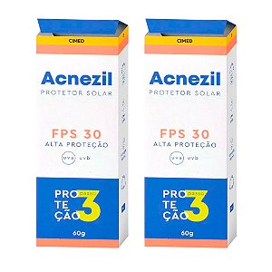 Protetor Solar Acnezil FPS 30 oil control 60g - passo 3
