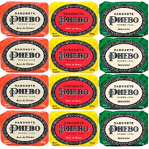 Sabonete Phebo Váriados em Barra 90g