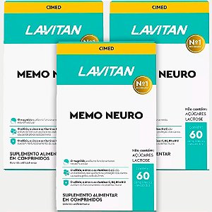 Lavitan Memória Memo Neuro - 60 Comprimidos - CIMED
