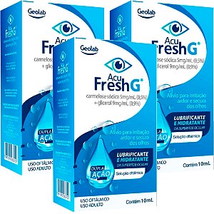 Lubrificante Ocular Acu Fresh G 10ml Dupla Ação