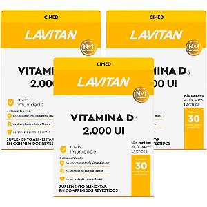 Vitamina D 2.000UI Lavitan 30 comprimidos
