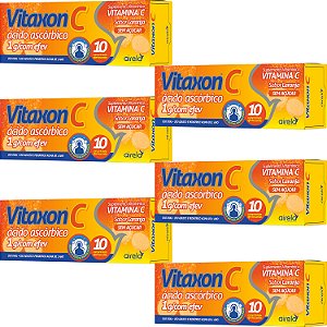 Vitaxon C Airela Sabor Laranja 1g com 10 comprimidos Efervescentes