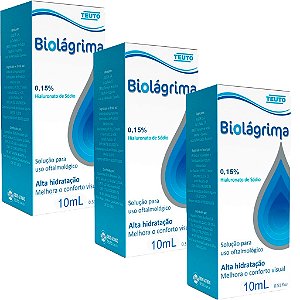 Colírio Biolágrima Hidrata E Lubrifica Olhos / Lentes 10ml