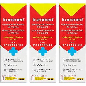 Kuramed Cimed Solução Tópica Spray Antisséptico 50ml