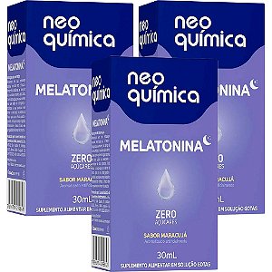 Melatonina Sabor Maracujá Gotas Com 30ml Neo Química