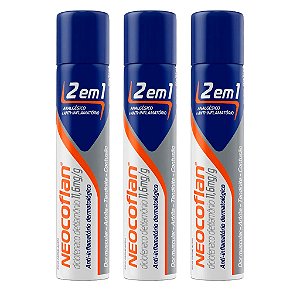 Neocoflan Spray Aerosol 2 em 1 analgésico e anti inflamatório 85ml