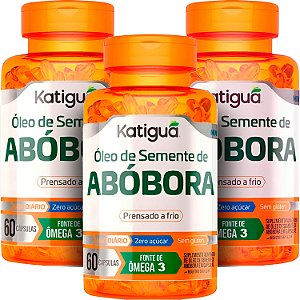 Óleo De Semente De Abóbora 2600mg (por porção) - 60 Cápsulas Katiguá