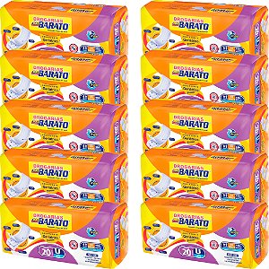 Absorvente Geriátrico Premium Mais Barato C/20 Unidades DryGel Controle de odor