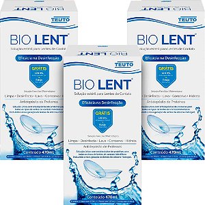 Biolent Kit Solução Para Lentes De Contato 470ml