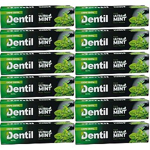 Creme Dental Dentil Ultra Mint Refrescante Sem Flúor Com Xilitol 70G