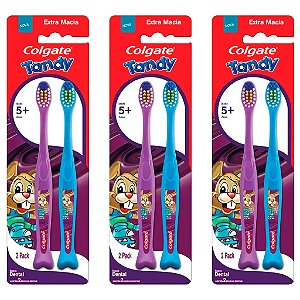 Kit Escova Dental Colgate Tandy Com 2 Unidades