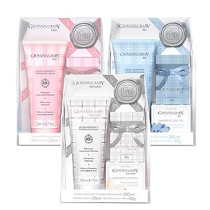 Kit Giovanna Baby Loção 200ml + Deo Colônia 20ml + Sabonete Em Barra 90g