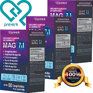 Magnésio Mag 7x1 Prevent Pharma 60 CPDS