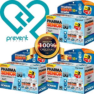Pharma Senior 50+ Homem A-Z com 90 Capsuloas L3P2 Prevent