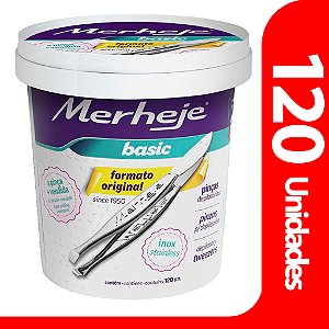 Pinça Depilatória Merheje Basic Pote C/120 Unidades