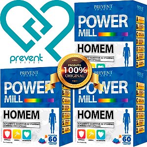 Power Mill Homem 60 CAP - Prevent