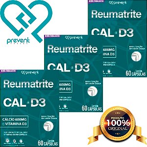 Reumatrite CAL-D3 600MG 60 Cápsulas - PREVENT