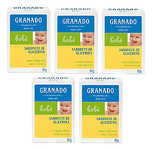 Sabonete Em Barra Granado De Glicerina Bebe 90g