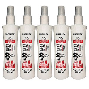 Kit 5 Und Repelente De Insetos Spray Expert Total 10h 200ml