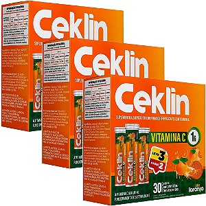 Vitamina C 1g 30 comprimidos Efervescentes - Ceklin