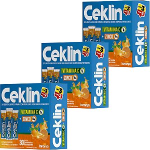 Ceklin Vitamina C + Zinco 1g 30 comprimidos Efervescentes - Ceklin