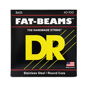 ENCORDOAMENTO FAT-BEAMS BAIXO 4 CORDAS, 40-100 - STANDARD SCALE