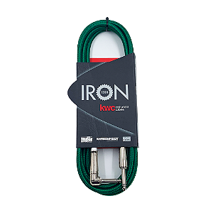 CABO KWC IRON TEXTIL INSTRUMENTO P10 L/RETO 3 MTS VERDE