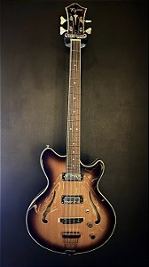 Baixo Tagima Ekosonic Bass - Sunburst - Semi Acústico - com Case Exclusivo
