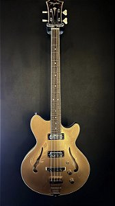 BAIXO TAGIMA EKOSONIC BASS - SEMI ACÚSTICO - METALLIC GOLD - COM CASE EXCLUSIVO