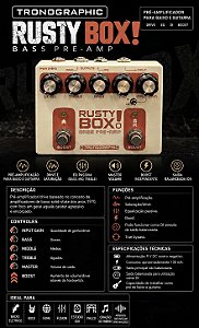 Pedal Pre-amp Tonographic Rusty Box