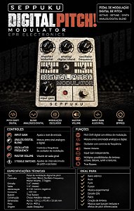 Pedal Digital Pitch Modulador - EPR Eletronics