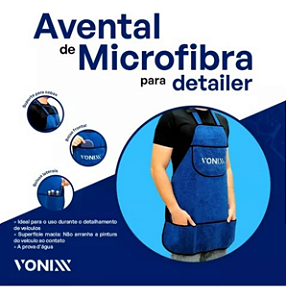 Avental Microfibra Vonixx - Polimento Estética Automotiva