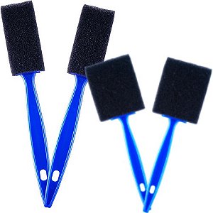 Kit 4 Pinceis De Espuma Vonixx Detalhamento Automotivo Macio