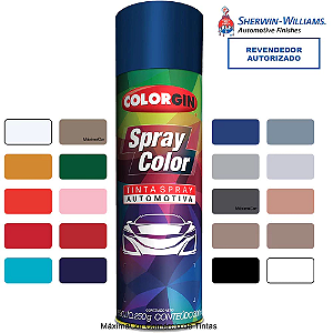 TINTA SPRAY AUTOMOTIVA AZUL CAICARA 300ML COLORGIN