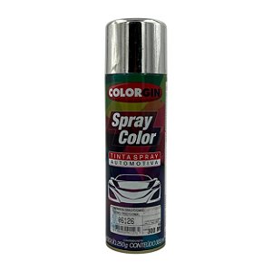 TINTA SPRAY AUTOMOTIVA CROMADO TRADICIONAL 300ML COLORGIN