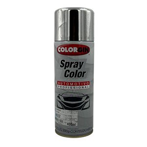 TINTA SPRAY AUTOMOTIVA EFEITO CROMADO 300ML COLORGIN