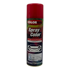TINTA SPRAY AUTOMOTIVA VERMELHO ROYAL 250ML COLORGIN