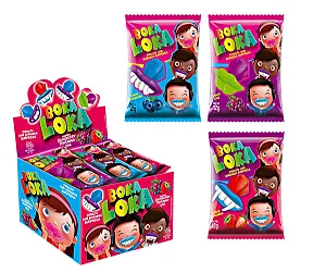 PIRULITO BOKA LOKA DANILLA COM 30 UNIDADES SABOR FRUTAS